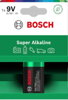 BOSCH 6LR61SA1B/00 Super Alkaline 9V