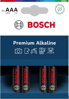 BOSCH LR03PA4B/00 Premium Alkaline AAA/4