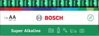 BOSCH LR03SA12F/00 Super Alkaline AAA/12