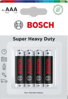 BOSCH R03SHD4B/00 Super Heavy Duty AAA/4