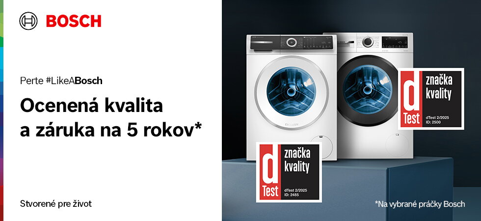 BOSCH 5 ročná záruka