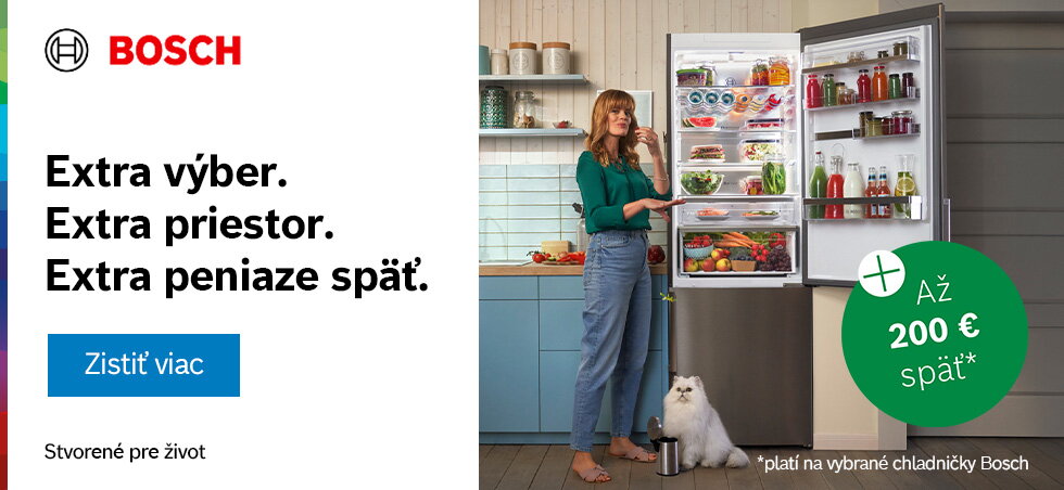 BOSCH CashBack extra chladenie 2025
