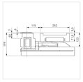 BORA PKAS3 Pro systém digestora s integrovaným ventilátorom