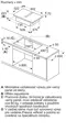 BOSCH PXL811H26E Indukčná varná doska s odsávaním 80 cm