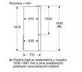 BOSCH KFI96AXEA Americká chladnička