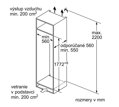 BOSCH KIR81VFE0 chladnička