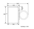 BOSCH WAN28293BY Spredu plnená práčka