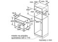 BOSCH CSG7364B1 kompaktná kombinovaná parná rúra