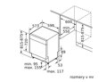 BOSCH SMU4EVS08E umývačka riadu podstavná 60 cm