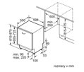 BOSCH SMV4EVX08E umývačka riadu 60 cm plne zabudovateľná