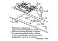 BOSCH PPQ7A6I10 Plynová varná doska 75 cm