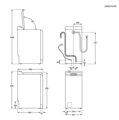 ELECTROLUX EW6TN3062 práčka vrchné plnenie