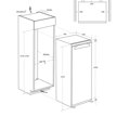 HAIER HATL 126 DE vst. jednodverová chladnička