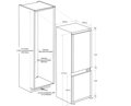 HAIER HBW7518C vst. kombinovaná chladnička