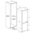 HAIER HBW7719C vst. chladnička combi