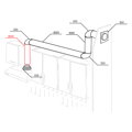 PRÍSLUŠENSTVO PVC 150 mm vzduchová rúra 1m