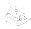 WHIRLPOOL AKR 749/1 WH odsávač pár výsuvný