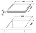 WHIRLPOOL AKT 8190 BA Varná doska sklokeramická