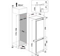 WHIRLPOOL WHC18 T574 P vst.kombinovaná chladnička