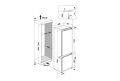 WHIRLPOOl WH SP70 T232 P vst. komb.chladnička 70 cm