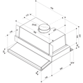 WHIRLPOOL WSK 64 FLS X vstavaný/ výsuvný/ odsávač pár