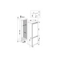 WHIRLPOOLWH  SP70 T262 P vst.kombin.chladnička