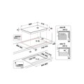 WHIRLPOOL WTX8015DCF Indukčná sklokeramická varná doska