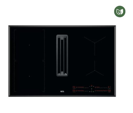 AEG CCE84543FB čierna indukčná varná doska s odsávaním