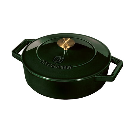 BERLINGERHAUS BH/6504 plytký hrniec s pokrievkou 26cm, liatina