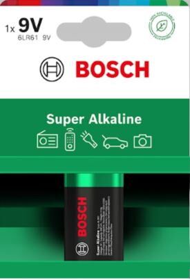 BOSCH 6LR61SA1B/00 Super Alkaline 9V