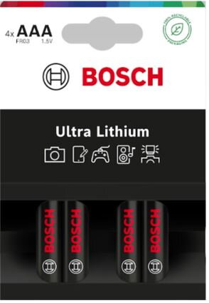 BOSCH FR03UL4B/00 Ultra Lithium AAA/4