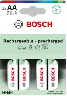BOSCH HR6B4P2100/00 Rechargeable precharged