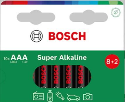 BOSCH LR03SA10B/00 Super Alkaline AAA