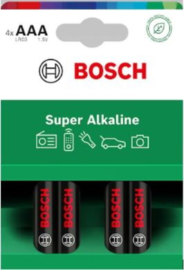 BOSCH LR03SA4B/00 Super Alkaline AAA/4