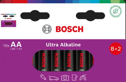 BOSCH LR6UA10B/00 Ultra Alkaline AA/10
