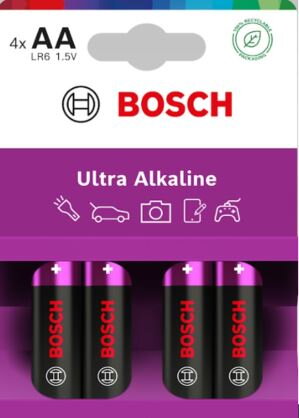 BOSCH LR6UA4B/00 Ultra Alkaline AA/4