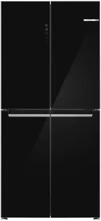 BOSCH KMC85LBEA French door chladnička s mrazničkou dole, sklenené dvere