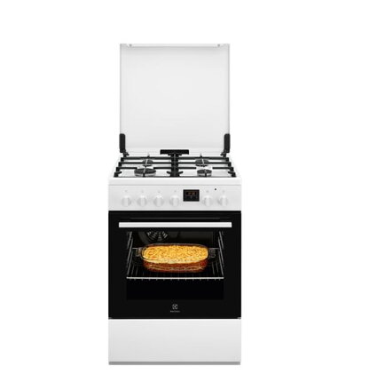 ELECTROLUX LKK660225W Plynový sporák s parnou funkciou