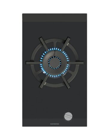 SIEMENS ER3A6AI10 Domino plynová varná doska 30 cm sklokeramika, čierna