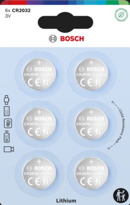 BOSCH CR2016B6/00 Lithium
