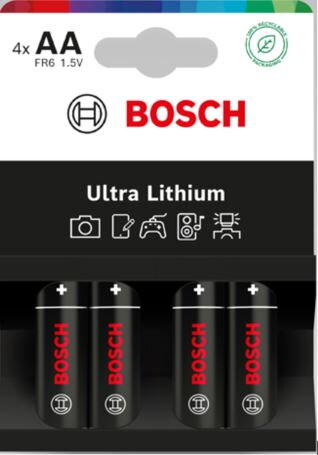 BOSCH FR6UL4B/00 Ultra Lithium AA/4