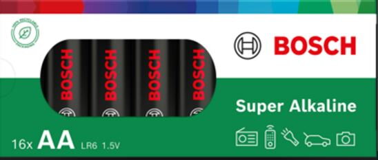 BOSCH LR6SA16P/00 Super Alkaline AA/16