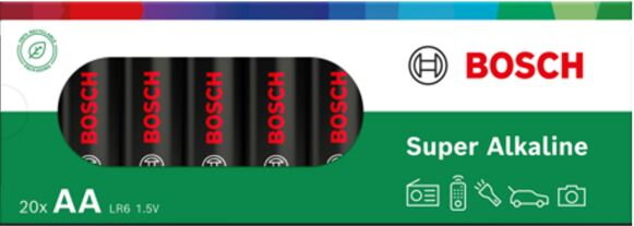 BOSCH LR6SA20P/00 Super Alkaline AA/20