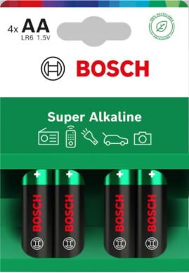 BOSCH LR6SA4B/00 Super Alkaline AA/4