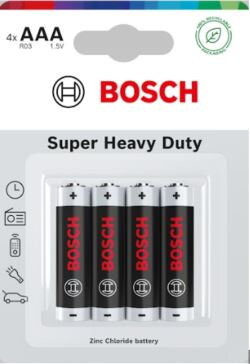 BOSCH R03SHD4B/00 Super Heavy Duty AAA/4