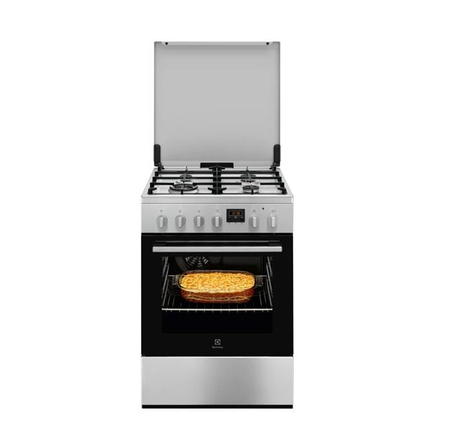 ELECTROLUX LKK664223X Plynový sporák s parnou funkciou
