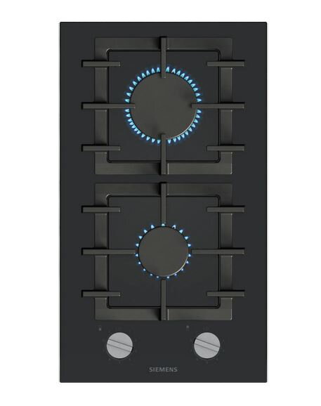 SIEMENS ER3A6BI40 Domino plynová varná doska 30 cm sklokeramika, čierna