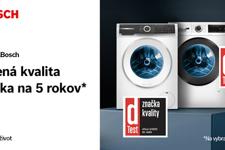 BOSCH 5 ročná záruka