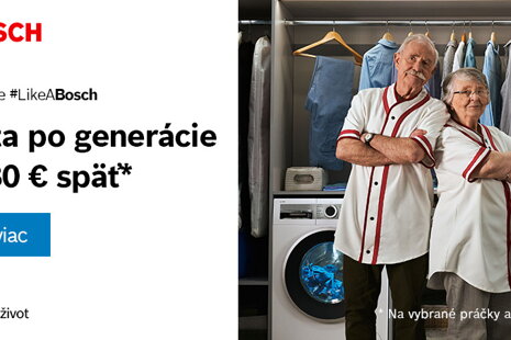 Cashback Kvalitná starostlivosť o bielizeň Bosch 2026