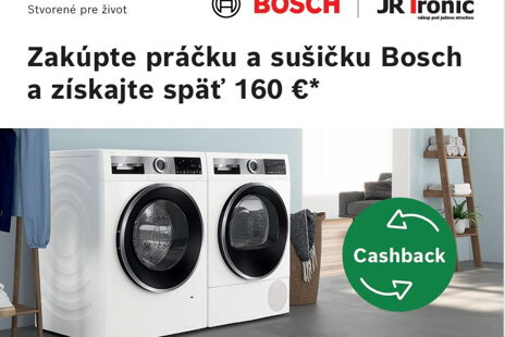 Cashback akcia Bosch
